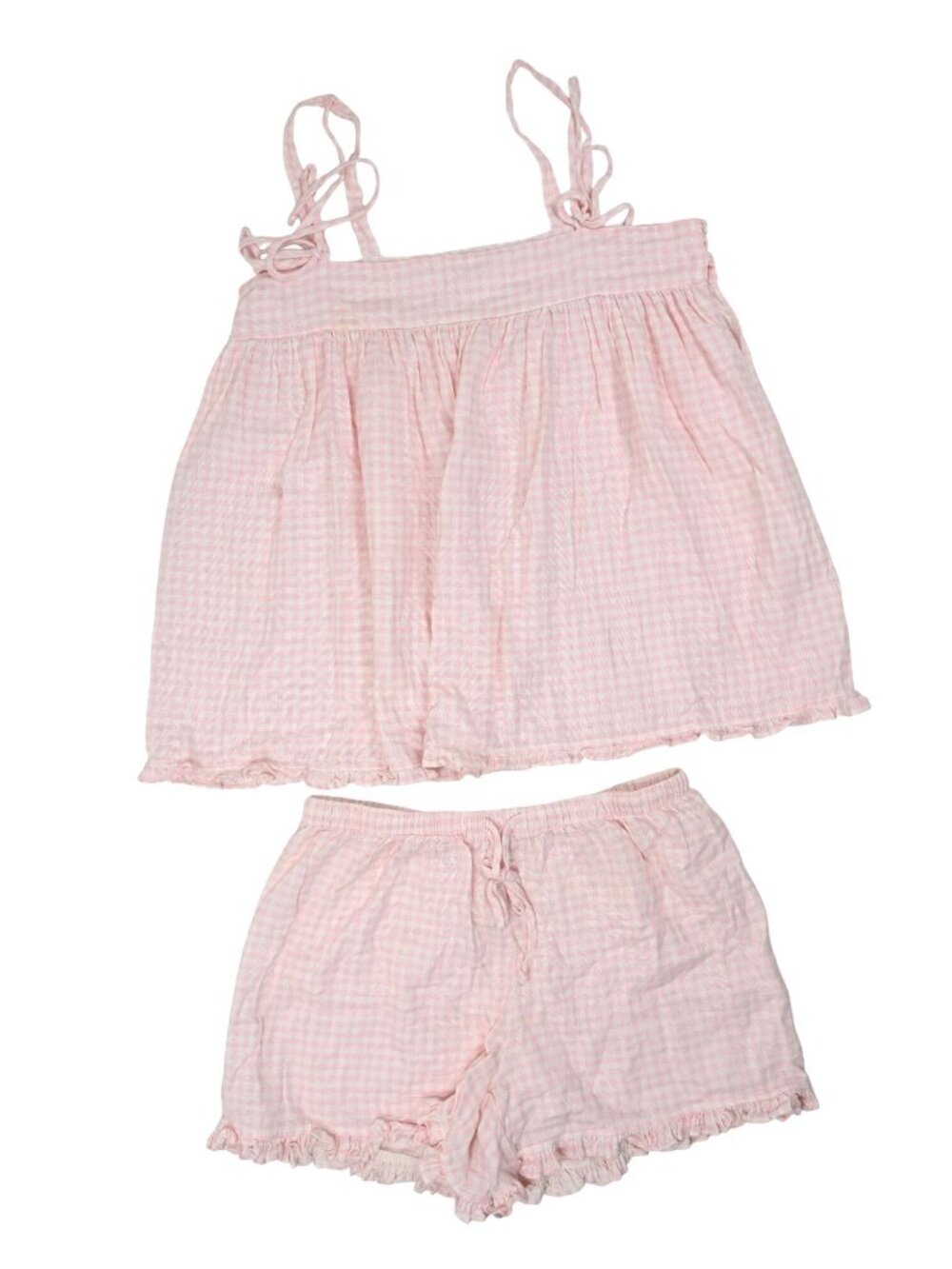 Evewear Matching Set in Pink Gingham